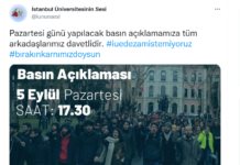 İstanbul Üniversitesi’nde öğrenciler yemekhane zamlarına karşı Beyazıt’ta basın açıklaması yapacak