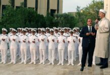 Deniz Harp Okulu’na cami açıldı