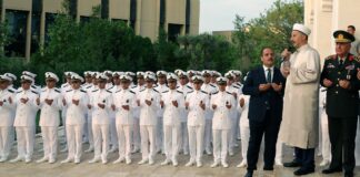 Deniz Harp Okulu’na cami açıldı