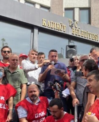 Kadıköy Belediyesi’nde emekçiler grev kararını astı