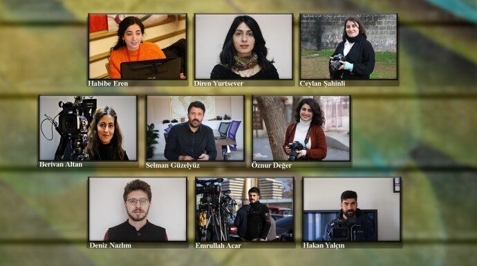 Mezopotamya Ajansı ve Jinnews çalışanı 9 gazeteci tutuklandı