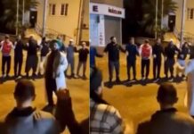 Gericiler sokakta topluca zikir çekti!