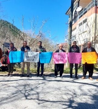 Artan maden ocaklarına karşı tepki gösteren köylüler: “Gündoğmuş’un doğasından ellerinizi çekin”