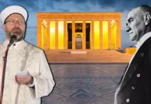 Diyanet Başkanı Ali Erbaş, anma törenlerine katılmadı, hutbede 10 Kasım’a değinmedi, yayınladığı mesajda “Atatürk” ismini geçirmedi