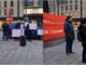 İsveç’in Göteborg şehrinde sosyalistler, İranlı kadınlarla dayanışma eylemi yaptı