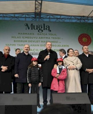 Sinpaş çalışanı inşaat işçileri, Erdoğan’ın Muğla’daki mitingine zorla götürülmüş