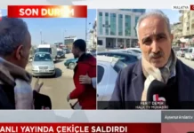 Halk TV muhabirine çekiçli saldırı