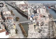 Hatay’ın deprem öncesi ve sonrası görüntüleri yıkımın boyutunu gözler önüne serdi