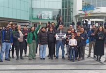 Dayanışmamız LCWaikiki patronlarının servetinden büyüktür: İşten atılan depo işçisi Serkan Yılmaz için Cevahir AVM’deydik