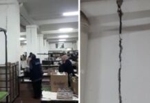 Binlerce can kaybı yetmedi, duvarlarında çatlak ve kırılmalar oluşan fabrikada işçiler çalışmaya zorlanıyor