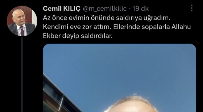 İlahiyatçı yazar Cemil Kılıç saldırıya uğradı