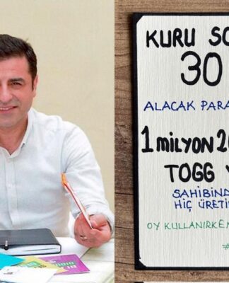 Demirtaş’tan TOGG etiketi: Olmuş mu Mahir?