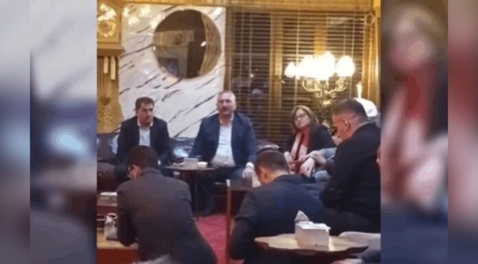 Gaziantep’te Vali, AKP’nin seçim çalışmasında