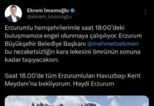 Erzurum’da İmamoğlu’na engel: Belediye miting meydanına otobüs yığdı!