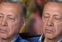 Erdoğan canlı yayında uyuyakaldı