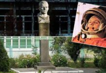 Uzaya giden ilk insan Yuri Gagarin’in Ukrayna’nın başkenti Kiev’deki büstü söküldü