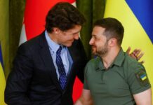 Zelenski ve Kanada Başkanı Trudeau, Kiev’de bir araya geldi