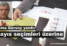 Mayıs seçimleri üzerine