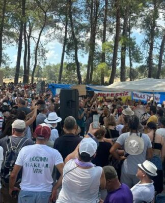 Akbelen’de büyük buluşma: “Katil Limak, işbirlikçi AKP”