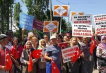 Sivas Yıldızeli’nde köylüler madene karşı sokağa çıktı