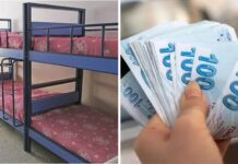 Öğrencilerin yurt ücretleri neredeyse yüzde 100 arttı