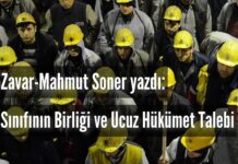 İşçi Sınıfının Birliği ve Ucuz Hükümet Talebi