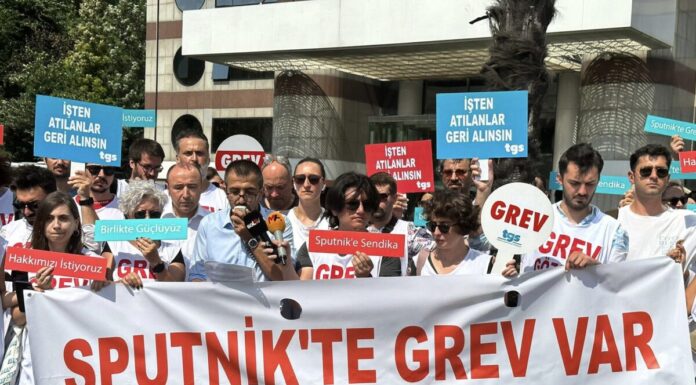 Sputnik’te grev başladı