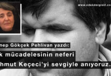 Hak mücadelesinin neferi Mahmut Keçeci’yi sevgiyle anıyoruz…