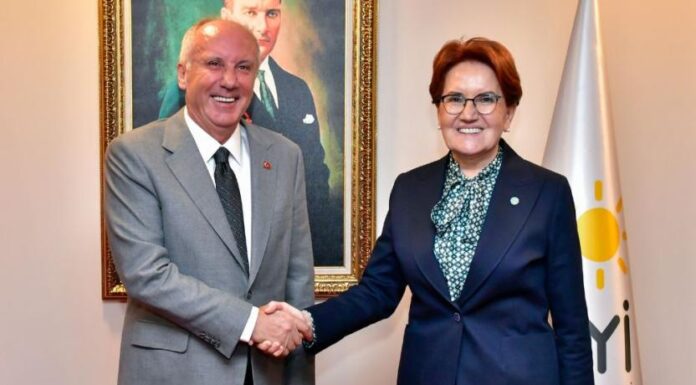 İttifak çağrısı yapan İnce’den Akşener’e ziyaret