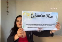 Samsun Atakum’da bir ortaokulda başarı gösteren öğrencilere “İslam’ın Kızı” belgesi!