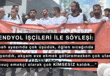 Trendyol direnişçisi Ömer: “Sabah ayazında çok üşüdük, öğlen sıcağında çok yandık, akşam eve ekmek götüremezken çok utandık. Bir avuç emekçi olarak çok KİMSESİZ kaldık…”