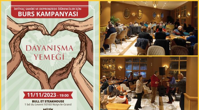 Paris’te öğrenciler için burs dayanışma etkinliği düzenlendi