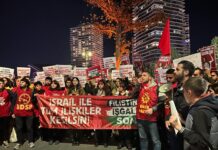 Filistin’de İşgale Son İnisiyatifi İsrail’e elektrik üreten Zorlu Holding’i protesto etti