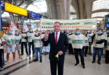 Almanya’da tren makinistleri, üç hafta arayla yarından itibaren bir kez daha greve gidecek!