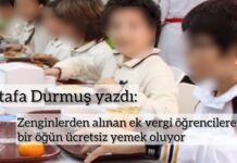 Zenginlerden alınan ek vergi öğrencilere bir öğün ücretsiz yemek oluyor