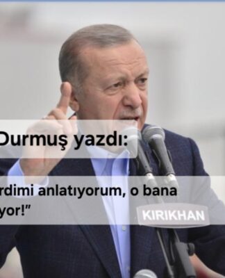 “Ben ona derdimi anlatıyorum, o bana parmak sallıyor!”