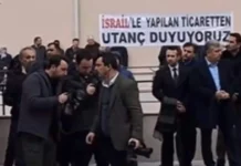 Varank ve Özhaseki’ye “İsrail’le yapılan ticareti durdurun” protestosu