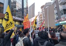İzmir’de Filistin ile dayanışma eylemi