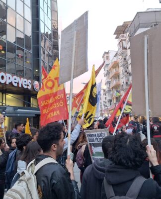 İzmir’de Filistin ile dayanışma eylemi