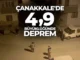Çanakkale’de 4,9 büyüklüğünde deprem