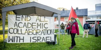 Filistin yanlısı öğrenci eylemleri İsveç’te!