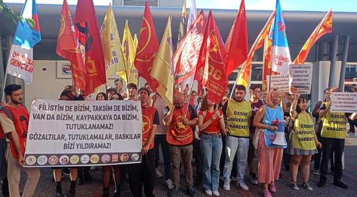 İzmir’de 1 Mayıs’tan sonra çeşitli sebeplerle tutuklananlar için açıklama yapıldı