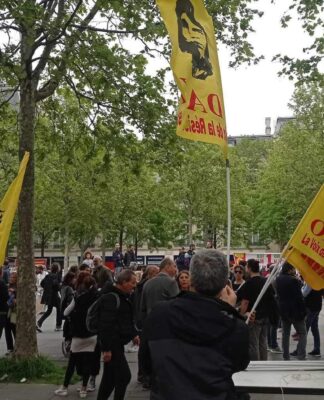 Paris’te 1 Mayıs yürüyüşü kitlesel katılımla gerçekleşti