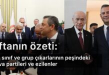 Haftanın özeti: Kendi sınıf ve grup çıkarlarının peşindeki burjuva partileri ve ezilenler
