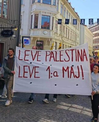 İsveç’te 1 Mayıs çoşkuyla kutlandı