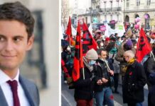 Fransa’da eğitimciler eylemdeydi