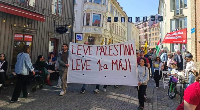 İsveç’te 1 Mayıs çoşkuyla kutlandı