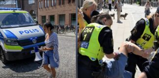 İsveç’te polis, Filistin yanlısı genç bir kadını yaka paça gözaltına aldı: Polisin gözaltı sebebi ve gösterdiği tavır tartışma yarattı