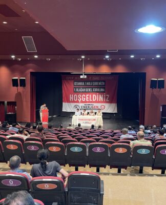 Enerji-Sen İstanbul 1 Nolu Şube Genel Kurulu bugün coşkuyla yapıldı