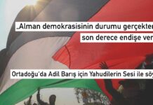 “Ortadoğu’da Adil Barış için Yahudilerin Sesi” ile söyleşi: “Alman demokrasisinin durumu gerçekten de son derece endişe verici”